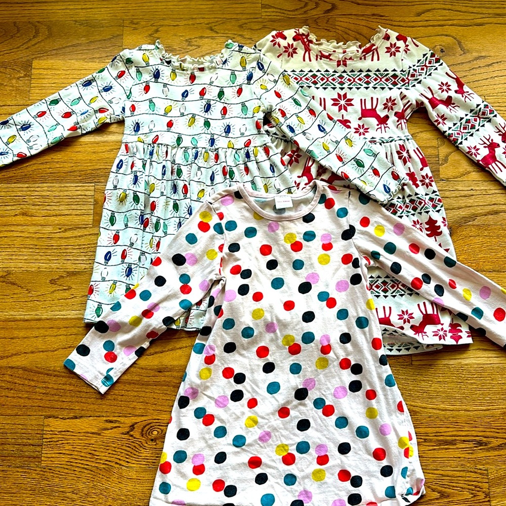 Hanna Anderson, size 5 dresses.